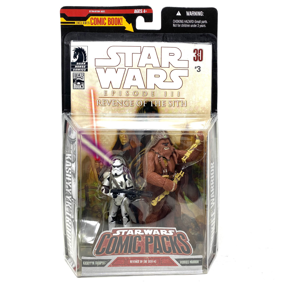 【返品不可】 #3 ROTS Packs Comic Wars Star Kashyyk Wookie & Trooper SF・ファンタジー・ホラー