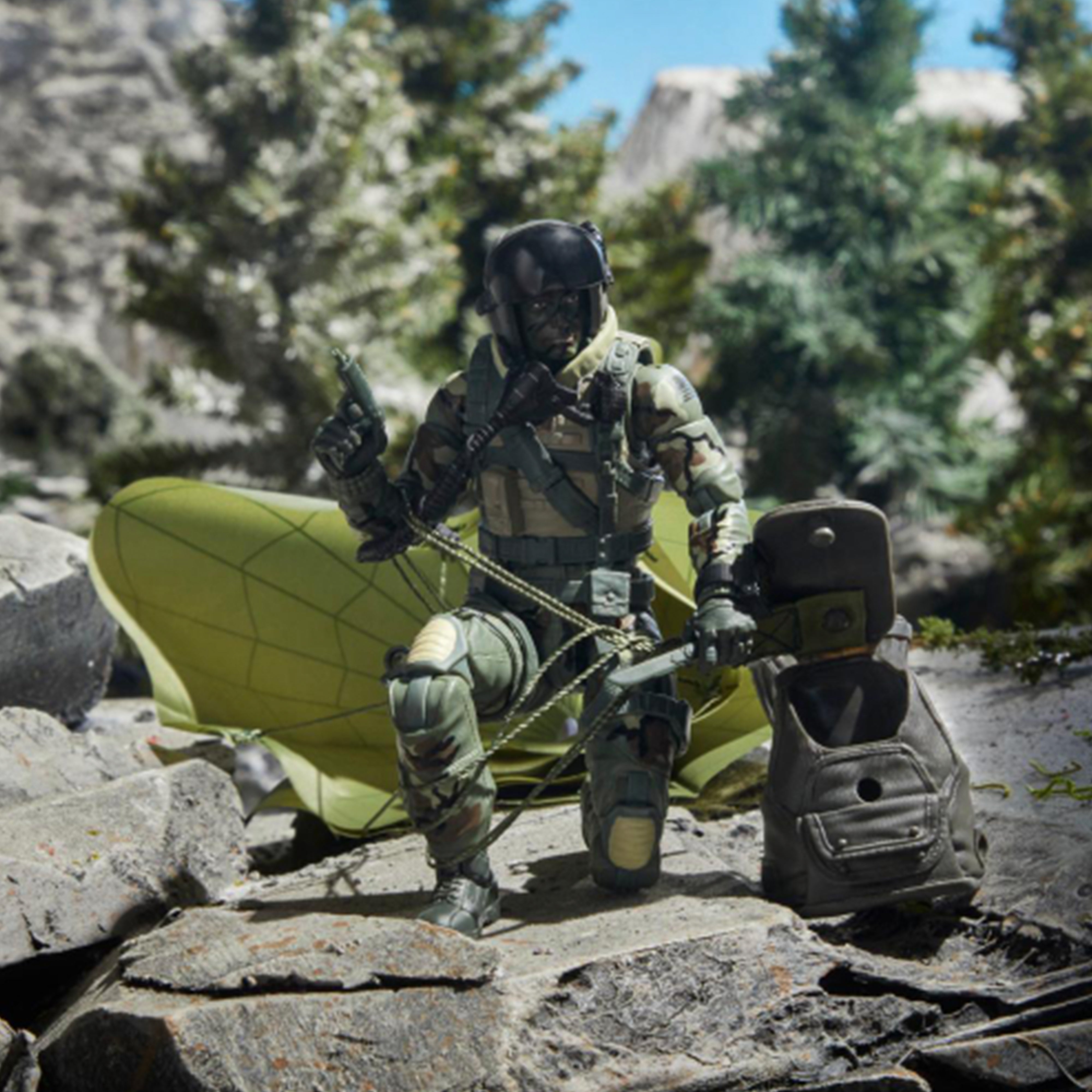 GI Joe Classified Series Action Pilot Halo Jumper 60th Anniversary