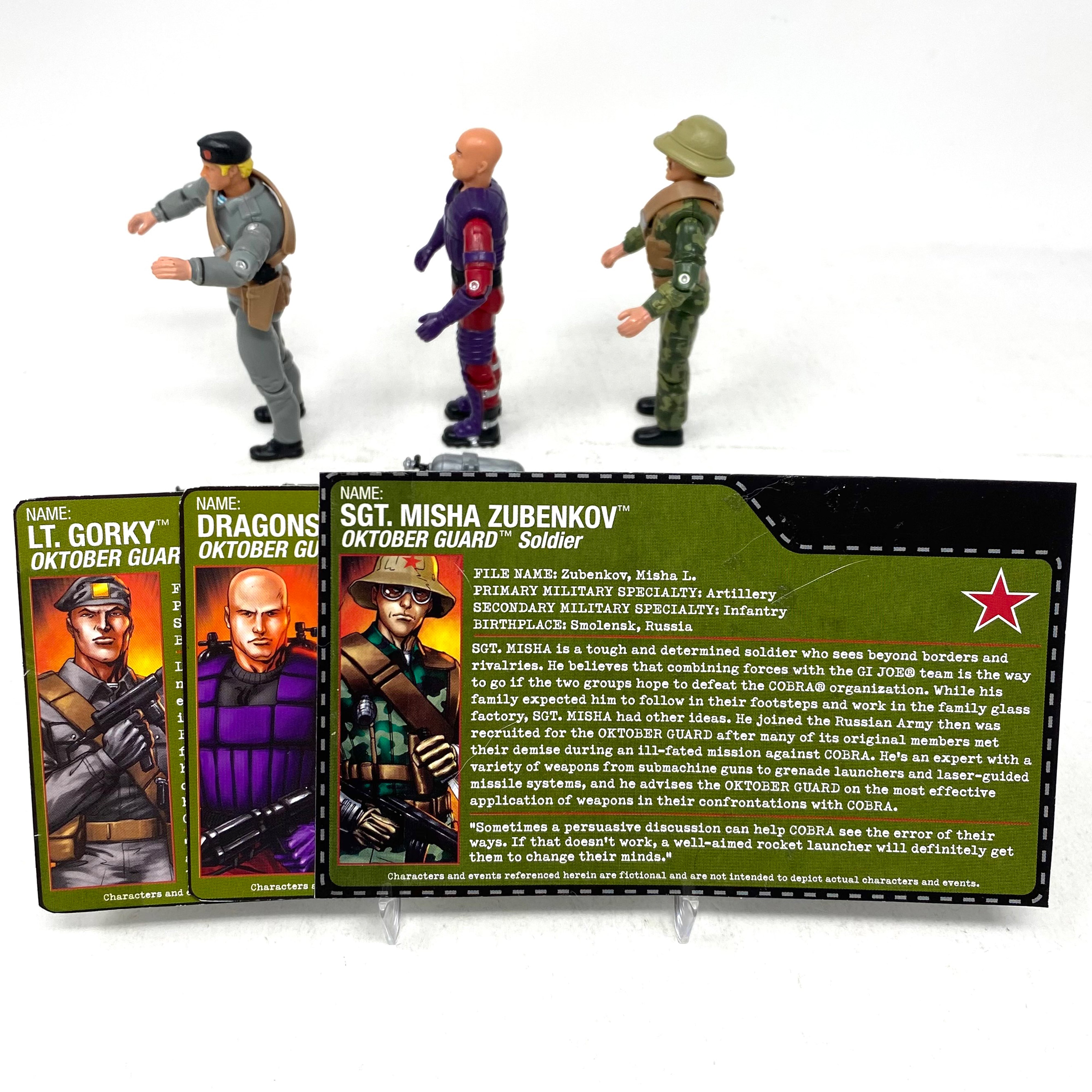 おまとめ3体　【GIジョーシリーズ】 2005 Hasbro GI Joe Comic 3 pack October Guard | Lt. Gorky