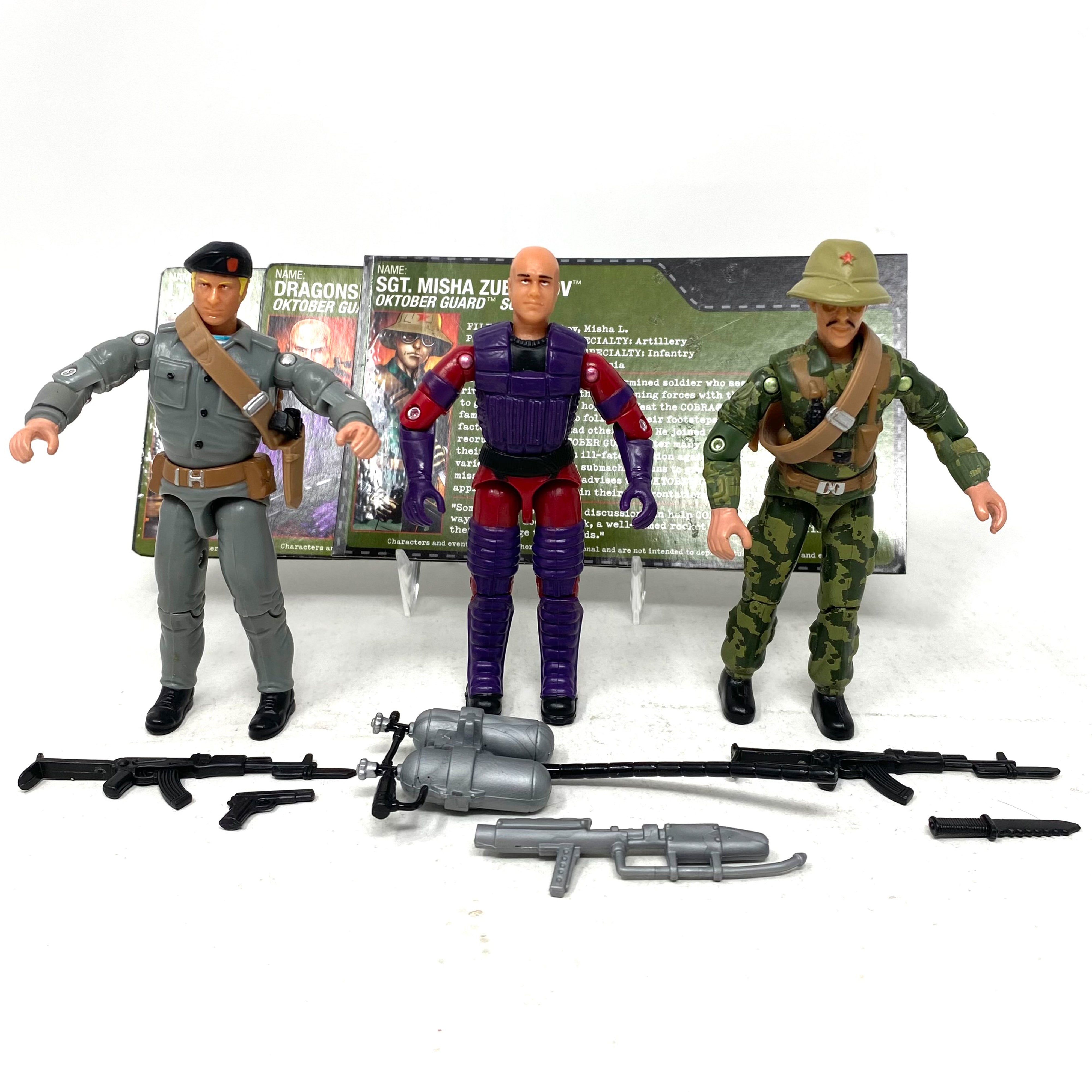 2005 Hasbro GI Joe Comic 3 pack October Guard | Lt. Gorky