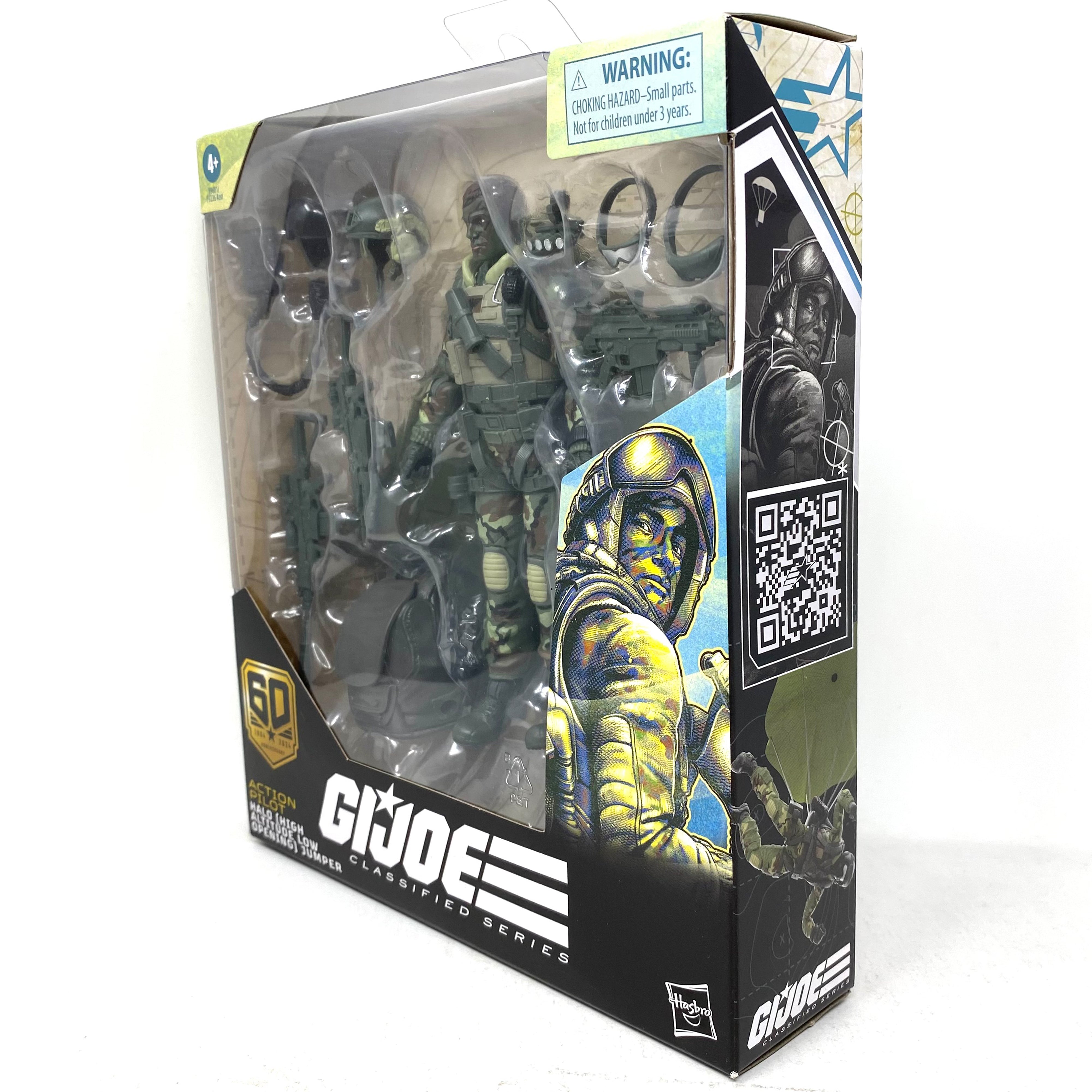 GI Joe Classified Series Action Pilot Halo Jumper 60th Anniversary