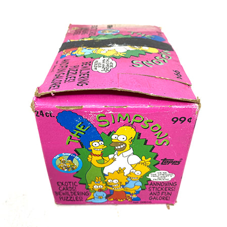 1990 Topps Simpsons Wax Box 24 Sealed Packs – Atlanta Vintage Toys